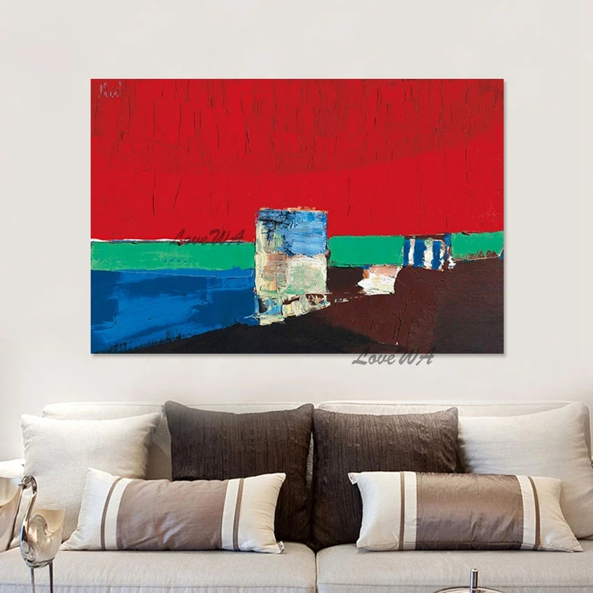 Canvas Wall Art Modern Pictures Abstract Idea Design Textured Hand Paintings Hot Selling Frameless Luxury Living Room Decoration